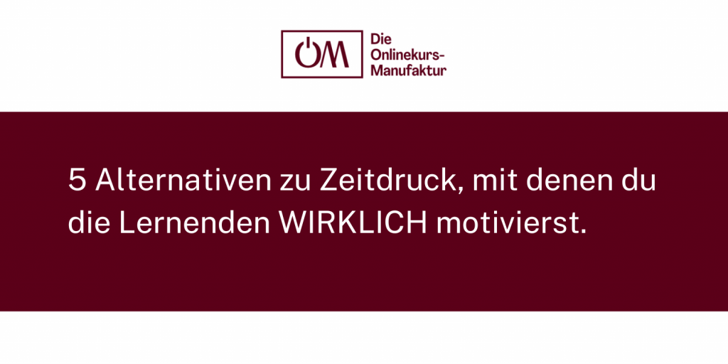 Motivation ohne Druck